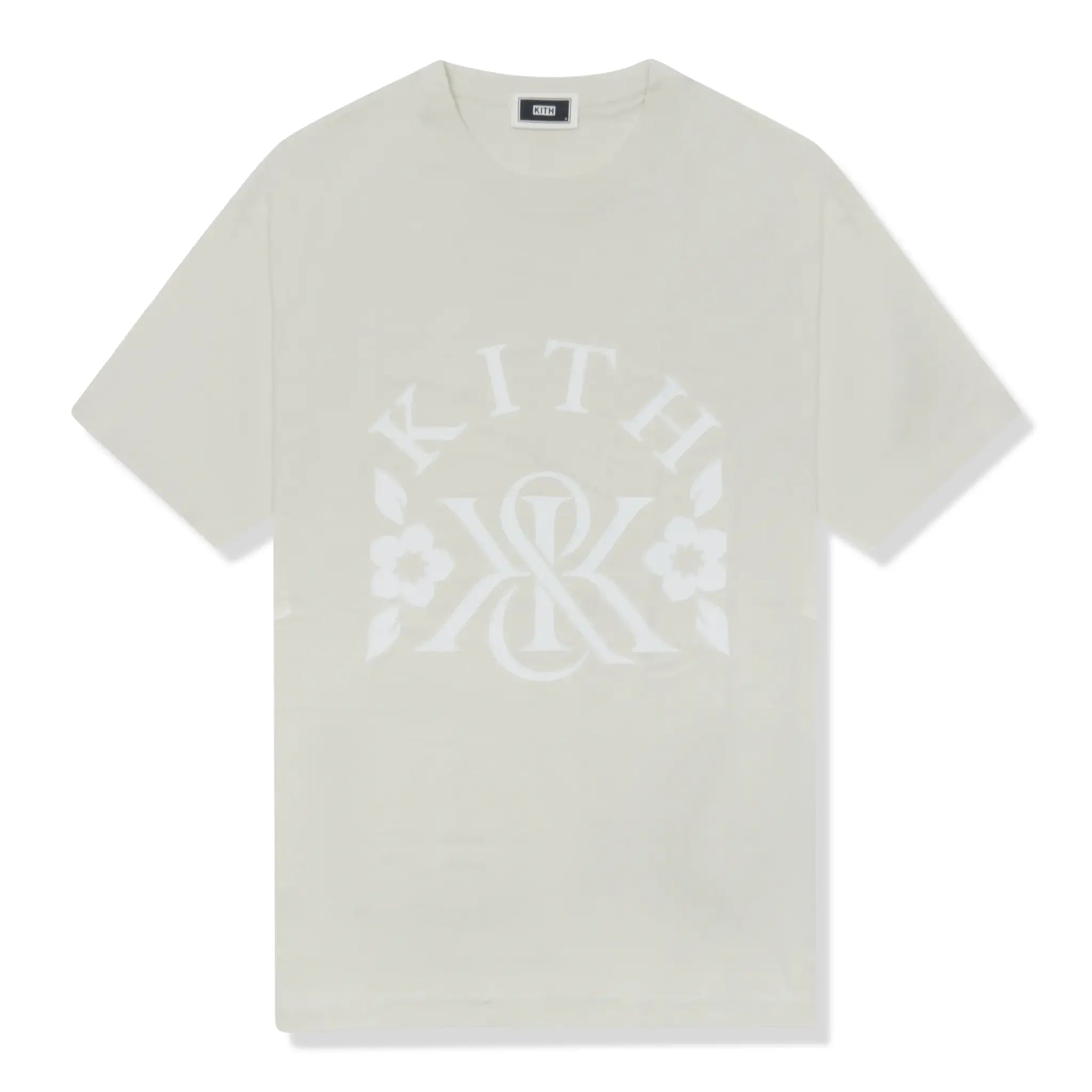 Front View of Kith K&K Caviar Chalk T-Shirt